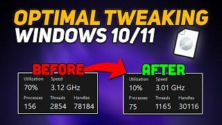 Change These SETTINGS to OPTIMIZE Windows 1011 for GAMING & Performance - Ultimate Guide 2024