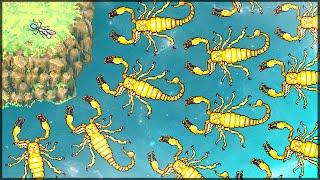 БАГ с ЗОЛОТЫМ СКОРПИОНОМ СМЕШНЫЕ МОМЕНТЫ ЗОЛОТОГО СКОРПИОНА - Pocket Ants Симулятор Колонии