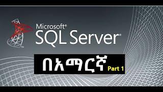 Database administration  SQL Server in Amharic Part 1- Overview Sql Server Management System
