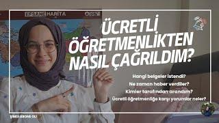 Ücretli öğretmenlikten nasıl çağrıldım? @okurgezerce 