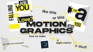 Motion Graphics Tutorial in Alight Motion like y6richo  Tutorial #15