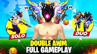 Can Grandmaster  Player Do 1 vs 2 With Double Awm ??  SoloVs Duo - Oshan Official