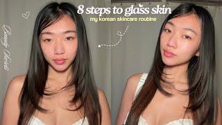 Korean Skincare Routine How to get glass skin.. coming from someone with rough skin