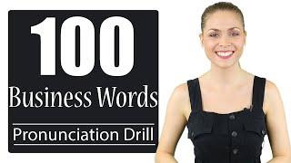 100 Business Words  Learn English Pronunciation and Practice Phonics