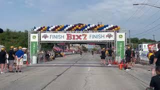 Watch as racers finish the 50th Quad City Times Bix 7