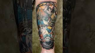 collor tattoo nightmare before christmas sally