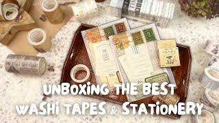 $100 WASHI TAPES AND STATIONERY UNBOXING