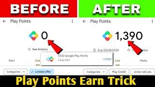 Google Play Points earn trick  How to get 1000 play points