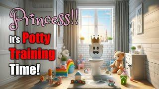 Princess does potty training with Daddy  ASMR Roleplay  Little Space  Diaper  Wholesome