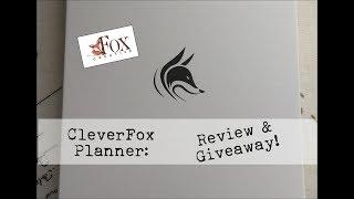 CleverFox Planner Review and Giveaway