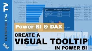 Creating A Visual Tooltip In Power BI - Make Your Consumers Really Go Wow