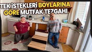 Cüce Çiftin Tek Derdi Var Mutfak Tezgahlarının Boylarına Göre Olmaması