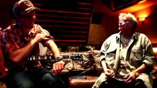 Leslie West studio video with Joe Bonamassa trading guitar licks