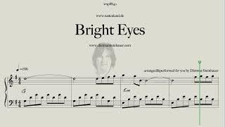 Bright Eyes  -  Easy Piano