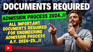 Documents Required for Engineering Admission Process 2024  DSE Engineering Admission Process 2024