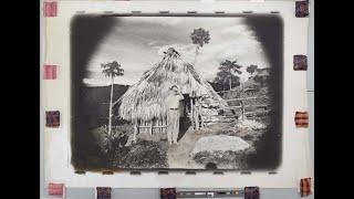 In Focus Preparing the Photo Linen Artwork Man in Mexico By Marcia Resnick