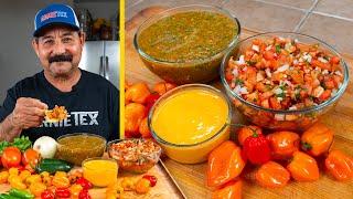 These 3 DELICIOUS HABANERO SALSA Recipes are Hot Hotter & HOTTEST Fresh Boiled & Tatemada Syle
