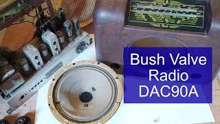 Taking apart a Bush DAC 90A valve radio