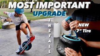 NEW 7” Performance TIRE INSTALL and First Impressions ONEWHEEL GT