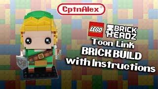 Custom Legend of Zelda - LINK Brickheadz Speed Build w Instructions