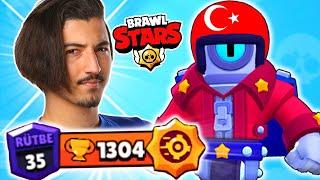 TÜRKİYE REKORU 1304 KUPA STU YAPTIM  35 RÜTBE  Brawl Stars