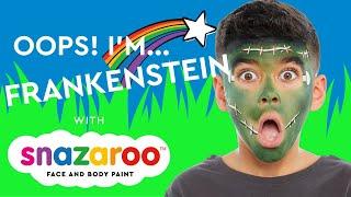 Fast Frankenstein Face Paint  Become The Doctors Monster