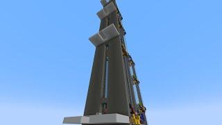 A Multi-floor Realistic Elevator In Minecraft 1.19
