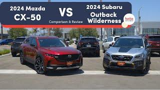 2024 Mazda CX-50 vs. 2024 Subaru Outback Wilderness Ultimate Off-Road Showdown