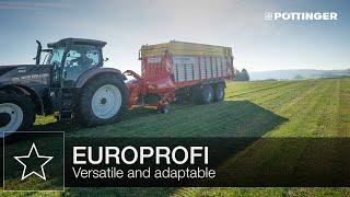 EUROPROFI COMBILINE Multi-purpose rotor loader wagon – Highlights  PÖTTINGER