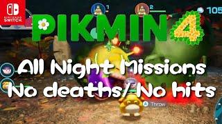 Pikmin 4 - All Night Missions Speedrun - No deaths No hits