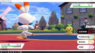 Yuzu 523 - Pokemon Sword - Gameplay multicore test mod 60fps