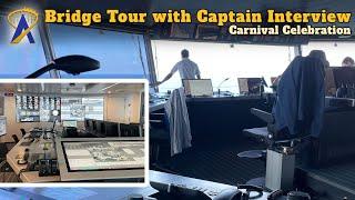 Carnival Celebration Cruise Ship Bridge Tour and Captain Interview