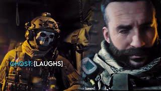 Ghost roasts Cpt. Price and laughs  Call of Duty Modern Warfare III 2023