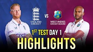 1st Test Day-1  Highlights  West Indies tour of England  10th July 2024