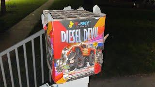 Diesel Devil 16 shot Firework Cake by T-Sky