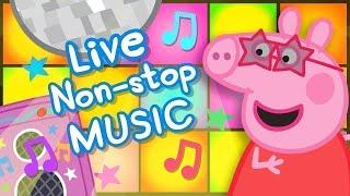 Peppa Pig Official Music Videos  Peppa Pig Music & Songs 247 🪩 Peppa Pig Theme Tune Remix & More