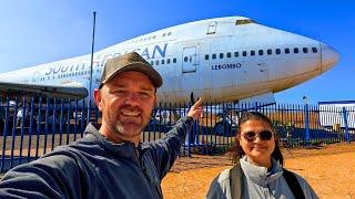 Airplane GRAVEYARD - SAA Museum in Germiston South Africa.