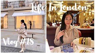 LONDON DIARIES   Shopping vlog Van Gogh afternoon tea Mejuri & Justine Clenquet unboxing