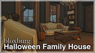 Bloxburg - Halloween Family House Speedbuild interior + full tour