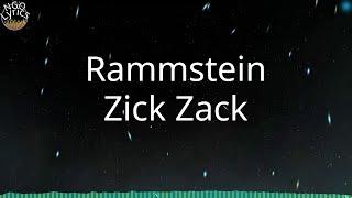 Rammstein - Zick Zack Text