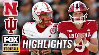 Nebraska Cornhuskers vs. No. 16 Indiana Hoosiers Highlights  FOX College Football