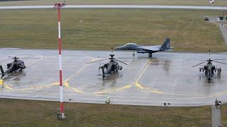 F-15Es Arrive Apaches Depart Lask Air Base