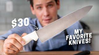 WHY I DONT USE EXPENSIVE KNIVES The Only 3 Kitchen Knives You Need All Under $30