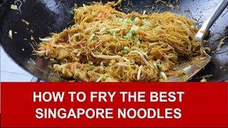 How to fry the best Singapore noodles rice vermicelli