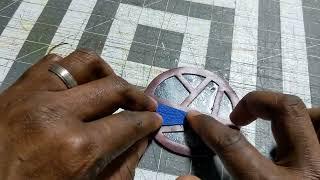 Reducing Leather Scraps- Mosaic Coasters Part 1