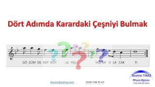 4 ADIMDA KARARDAKİ ÇEŞNİYİ BULMAK