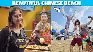 चीन के Beach कैसे होते हैं  Beaches of China Worth? Dong Men Pedestrian At Night  EP20