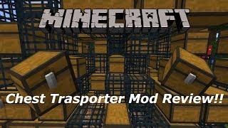 Minecraft 1.11.2  Chest Transporter Mod Review  Move chests and spawners