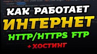 Как работает интернет? Протоколы HTTPHTTPS FTP.  Хостинг. Для самых маленьких.