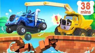 London Bridge is Falling Down Construction Truck  Nursery Rhymes & Kids Songs  BabyBus